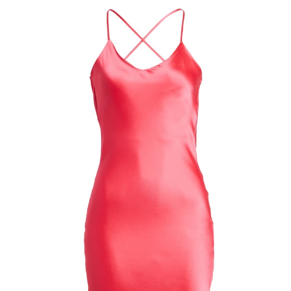Gorgeous Satin Slip Dress - Picture 5 of 7